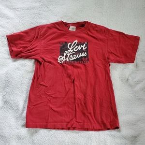 Levi Strauss Signature Distressed T-Shirt, Youth Sz 12-14